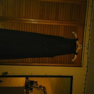 Navy blue prom dress